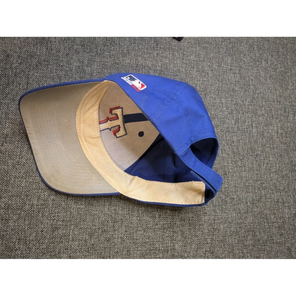 Texas Rangers Team MLB OC Sports Youth Strapback Hat Blue Baseball Sports Cap